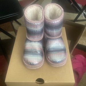 Girls Ugg sequined Boots